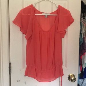 Forever 21 peach blouse NEVER WORN
